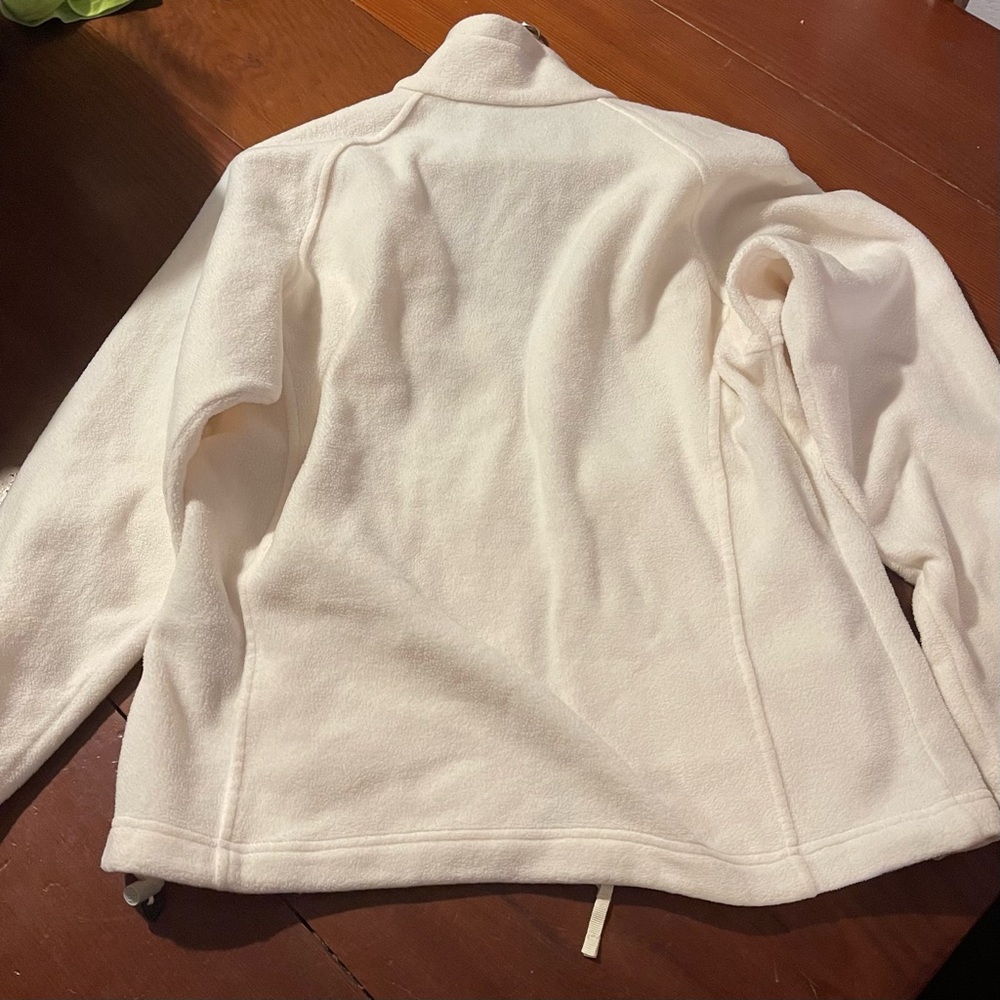 Columbia Women's Ivory Fleece Full Zipper Jacket Size Large - Picture 6 of 6